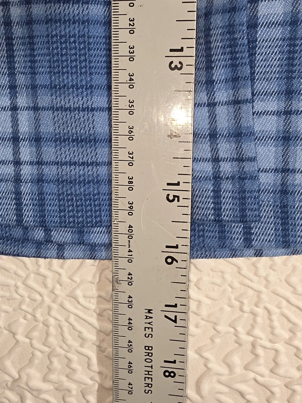 Brandy Melville John Galt Blue Plaid‎ Emerson Mini Wrap Skirt Size Small